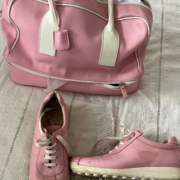 Escada Sport designer running shoes, matching carrying tote - Picture 2 of 4